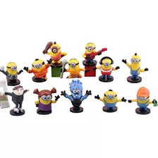 Minons Gru Set De 12 Figuras Mi Villano Favorito 