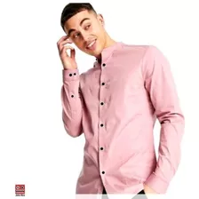 Camisa Manga Larga Rayas Hombre Diseño Exclusivo 