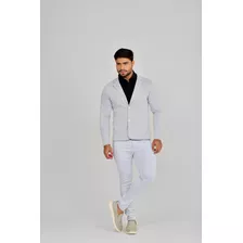 Kit Blazer Masculino Slim + Calça Slim Elastano Luxo