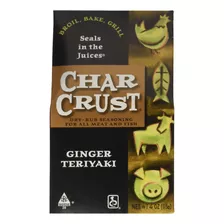 Char Crust Rub Seasoning Ginger Teriyaki, 4 Oz