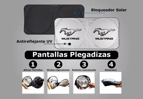 Protector Parabrisas Cubresol Ford Mustang 2022 T3 Logo Foto 4