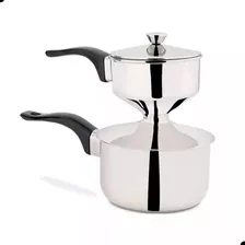 Cuscuzeira Individual Inox 3 Peças 250ml - Hercules Cor Prateado