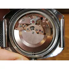 Reloj Suizo Clarna Matic 25 Joyas Máquina Rosada