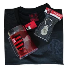 Kit Presente Do Flamengo - Camisa / Caneca / Chaveiro