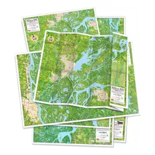 Mapas Del Río Paraná (7 Cartas)