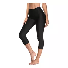 Attraco Pantalones De Natacin Para Mujer, De Cintura Alta, P