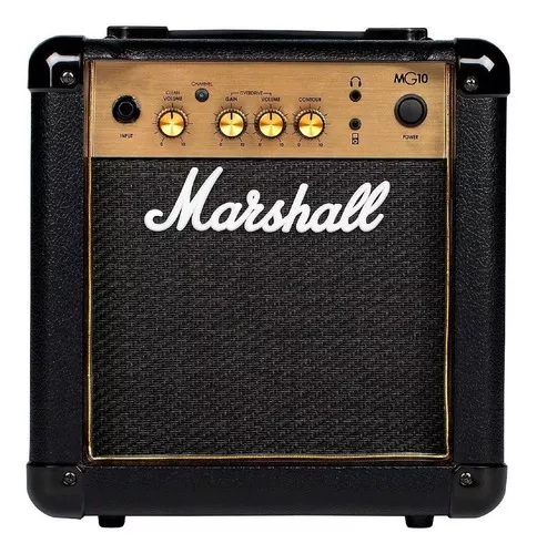 Amplificador Marshall Mg Gold Mg10 Transistor Para Guitarra De 10w Color Negro 220v