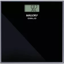 Balança Digital Preta Até 150kg Mallory Oslo