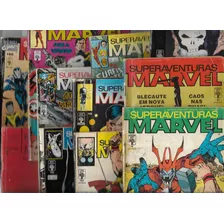 Lote 11 Gibis: Superaventuras Marvel Nº 76-82-94-104-109-131-132-135-136-154 E 160 ( Ed. Abril-1988-1995 ) Aventuras Dos Heróis Marvel