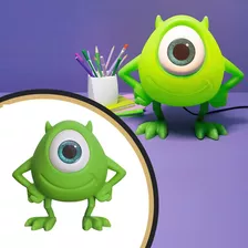 Luminária Infantil Mike Wazowski Monstros S A Disney Pixar