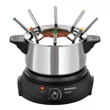 Panela Elétrica De Fondue Le Gourmet Fd-02 127v-preto/prata