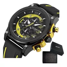 Reloj Megir Luminous Chronograph Impermeable Para Hombre