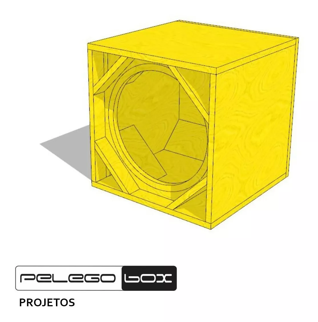 Projeto Caixa Vulcano 3.8 Full Box Pelego Box Duto Triângulo