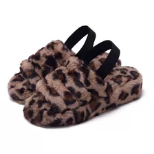 Fluffy Slippers, Pantuflas Altas, Térmicas Y Peluditas