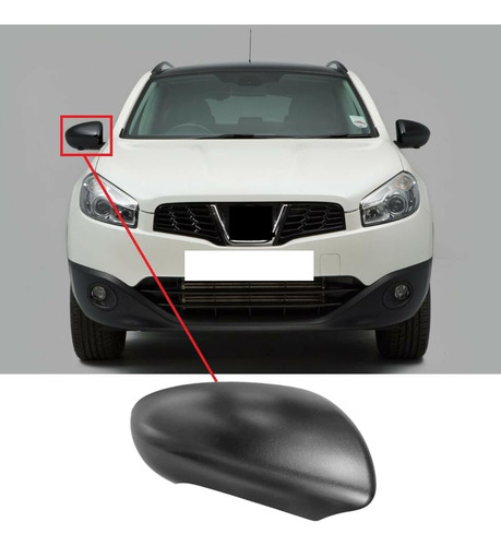 Para Nissan Qashqai 07-14 Puerta Lateral Espejo Retrovisor C Foto 4