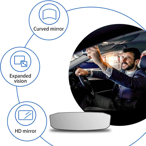 Espejo Retrovisor Gran Angular Mejorado Con Visin De ngel Foto 6