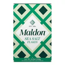 Sal Marinho Maldon Inglês Flocos 250g O Melhor Sal Gourmet