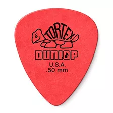 Dunlop Tortex Standard .50mm Red Guitar Pick - Paquete De 12