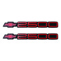 Emblemas Laterales 2500 Chevrolet Cheyenne Silverado Rojos