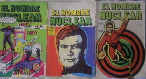 El Hombre Nuclear Lote 2. Comics Antiguos En Fisico, Kaliman