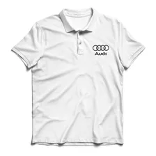 Remera Polo Chomba Hombre Caballero Bordada Logo Audi Regalo