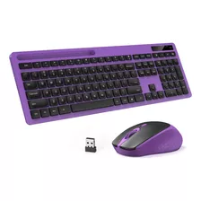 Combo De Teclado Y Mouse Inalambricos: Teclado Con Soporte