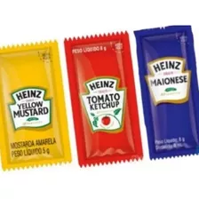 Saches De Ketchup Mostarda E Maionese Heinz Sachês Caixas 