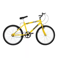 Bicicleta Masculina Aro 24 Ultra Bikes Masculina Sem Marcha Cor Amarelo