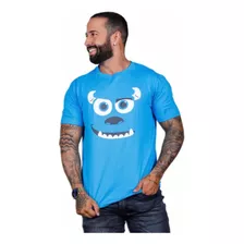 Camiseta Masculina Monstros Sa Sulley Desenho Moda Algodão