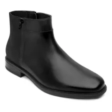 Bota Negra De Vestir Quirelli Hombre 100% Piel 88515