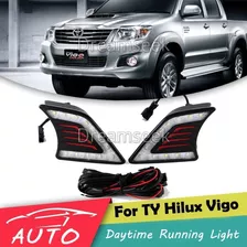 Luces Diurnas Led Para Toyota Hilux 2011-2015 Bajo Pedido