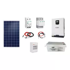 Kit Solar 510w 1kva Panel Iluminación Nevera Radio Licuadora