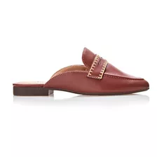 Sapato Mule Feminino Borgonha Anacapri Oferta