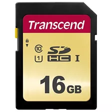 Transcend Ts16gsdc500s 16gb Uhs I U1 Sd Memory Card Mlc Com