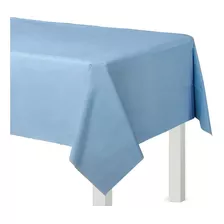 Mantel Rectangular De Plástico Fiesta De Colores Elige Color Color Azul Claro