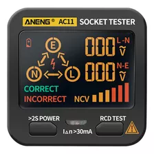 Aneng Ac11 - Comprobador De Enchufe Eléctrico, Detector De F