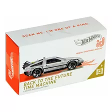 Hot Wheels Id Delorean Back Future De Volta Futuro Novo 