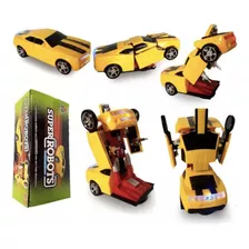 Carrinho Vira Robo Transformers A Pilha Automático Carrinho