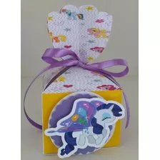 20 Meia Caixa Bala 3d / Tema My Little Pony.