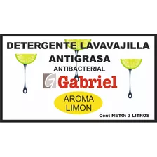 Detergente Lavavajillas Aroma Limon 3 Litros