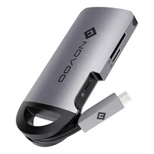 Novoo Usb C Hub 8 En 1 Usb-c Dock Con Cable Oculto Ethernet