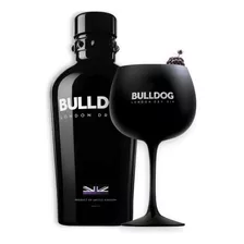 Gin Bulldog London Dry 700ml + Copa De Vidrio Bulldog Negra