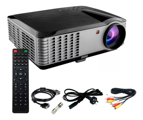 Proyector Hd 1080 Portable 6000 Lumens Led Hdmi Usb Parlante