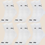 Kit 6 Pares Meias Puma De Cano Médio Sport Original Algodão