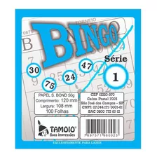 Bingo Azul 100 Folha 15 Un Tamoio 06002