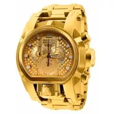 Relógio Invicta Zeus Magnum Edição Gold 18k 100% Original