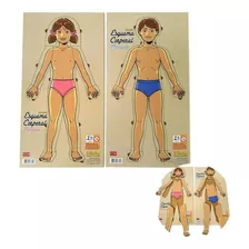 Quebra Cabeça Infantil 3d Tamanho Gigante Corpo Humano