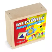 Jogo Da Memoria - Mdf 40 Pc - Cx Madeira - Carlu