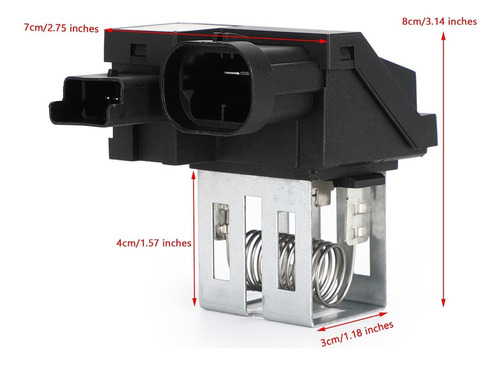 Radiador Ventilador Motor Rel Resistencia Para Citroen Foto 4