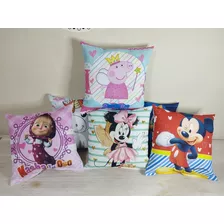 10 Almohadones Personajes Infantiles 30*30